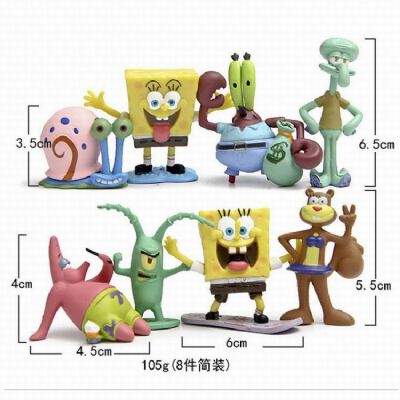 SpongeBob SquarePants a set of eight Bagged Figure