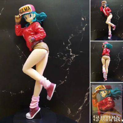 Dragon Ball Bulma Red Casual clothes shine Sexy be