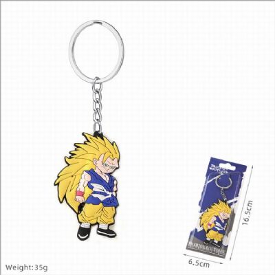 Dragon Ball Vegeta Double-sided soft rubber Keycha