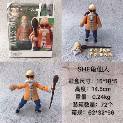 Dragon Ball SHF Master Roshi Movable face doll Box