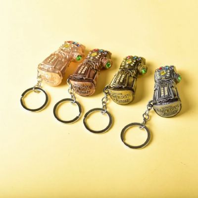 The Avengers Thanos gloves a Set of four Keychain 