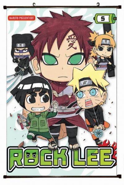 Naruto Plastic pole cloth painting Wall Scroll 60X