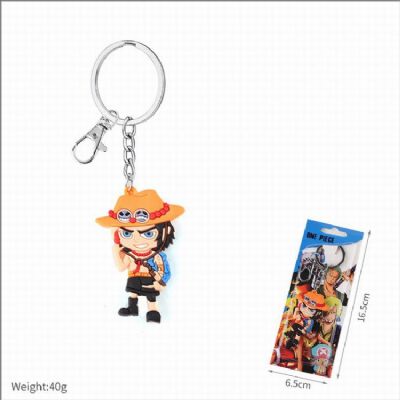 One Piece Double-sided soft keychain pendant price
