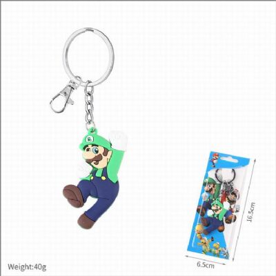 Super Mario Bros Louis Double-sided soft keychain 