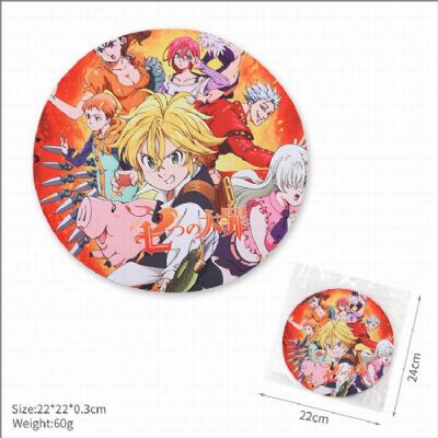 The Seven Deadly Sins Round Non-slip Mouse pad 22C