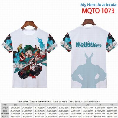 My Hero Academia full color short sleeve t-shirt