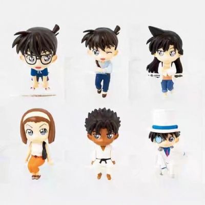 Detective Conan a set of six Along the cup series 