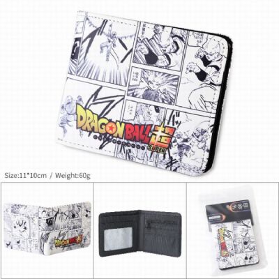 Dragon Ball PU full color silk screen two fold sho