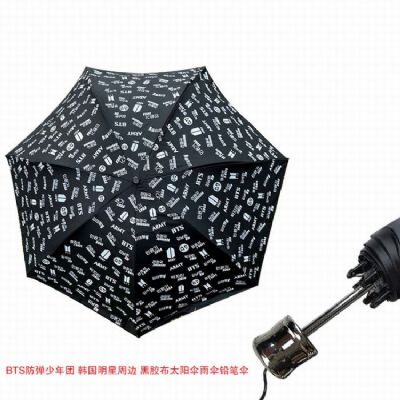 BTS Black umbrella pencil umbrella