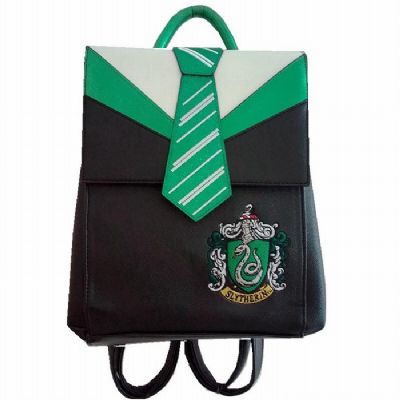 Harry Potter Slytherin Green Tie backpack bag 