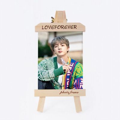 BTS JIN Photo frame easel wooden photo frame