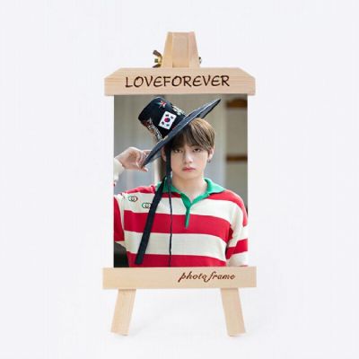 BTS V Photo frame easel wooden photo frame