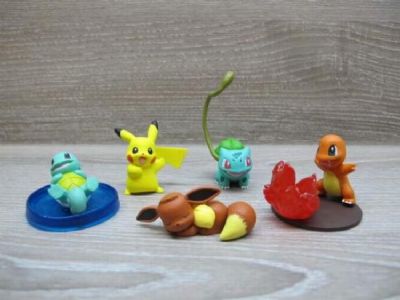 Pokemon TOMY Desktop stationery Gashapon a set of 