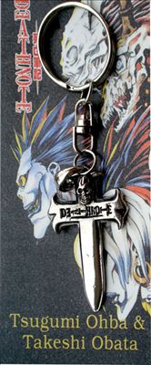 Death note anime keychain