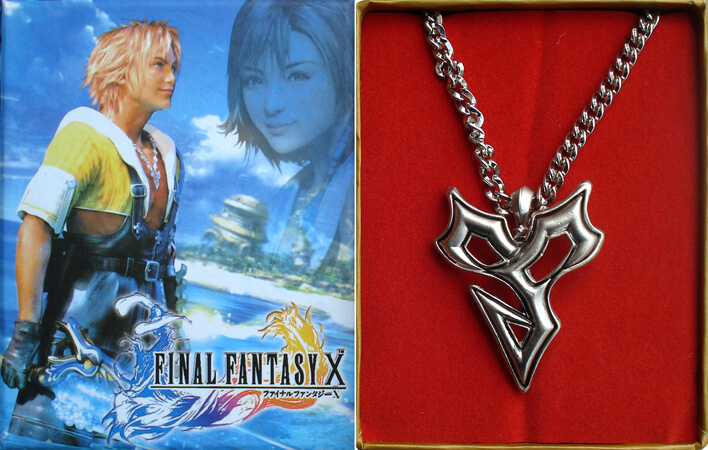 Final Fantasy anime necklace