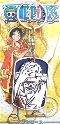 one piece anime keychain