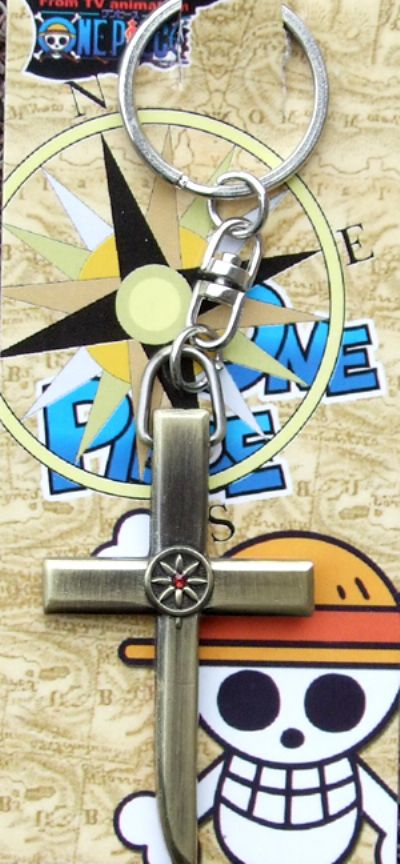 one piece anime keychain