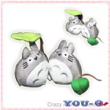 Totoro keychain(2 pcs,leafe and seed)