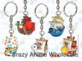 one piece anime keychain