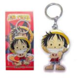 one piece anime keychain