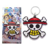 one piece anime keychain