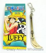 one piece anime keychain