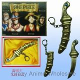 one piece anime keychain