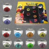 naruto anime ring set