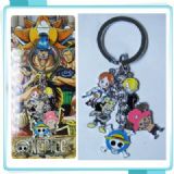 one piece anime keychain