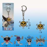 one piece anime keychain