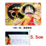 one piece anime member card