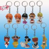 one piece anime keychain