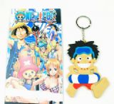 one piece anime keychain