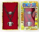 one piece anime necklace and ring