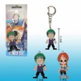 One Piece anime keychain