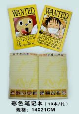 one piece anime notebook