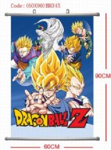 dragon ball anime wallscroll