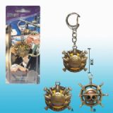 one piece anime keychain