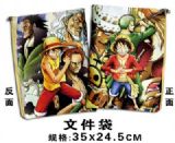 one piece anime file bag