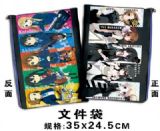 k-on! anime file bag
