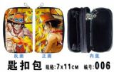 one piece anime keychain bag