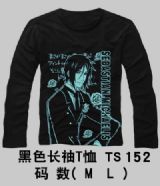 kuroshitsuji anime long t-shirt