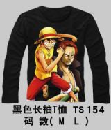 one piece anime long t-shirt