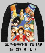 one piece anime long t-shirt