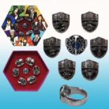 Hitman Reborn anime ring set