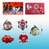 Naruto Anime brooch set