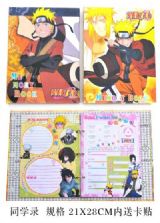Naruto Anime classmate book