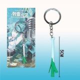 miku.hatsune anime keychain