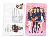 k-on! anime member cards