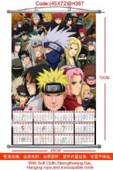 naruto 2013 calendar anime wallscroll
